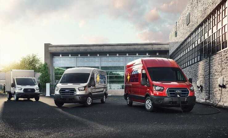 Erster vollelektrischer E-Transit Erster vollelektrischer E-Transit