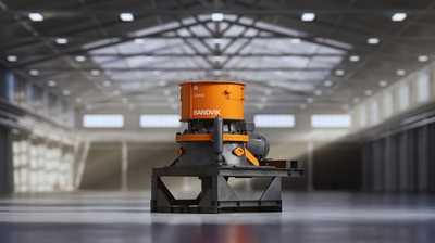 Erstmals in Deutschland: Neuer Kegelbrecher CH442 von Sandvik