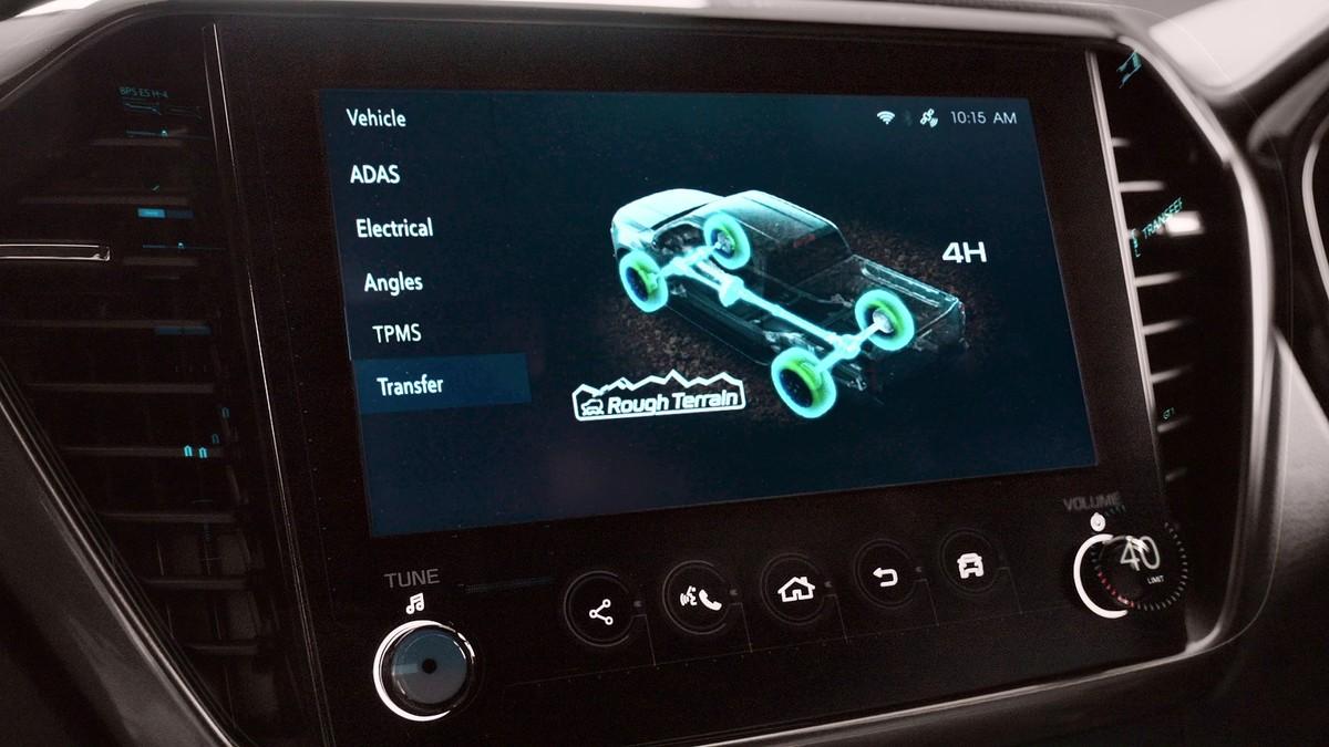 Der neue Offroad-Fahrmodus „Rough Terrain Mode“ verbessert die Traktion im Gelände. | Foto: Isuzu Der neue Offroad-Fahrmodus „Rough Terrain Mode“ verbessert die Traktion im Gelände. | Foto: Isuzu