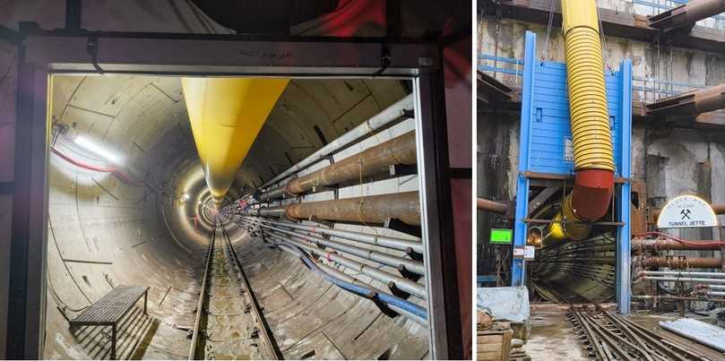 Rauch- und Hochwasserschotts gehören zu den bauzeitlichen Sicherheitsmaßnahmen beim Projekt ElbX. | Foto: B_I/Valdix