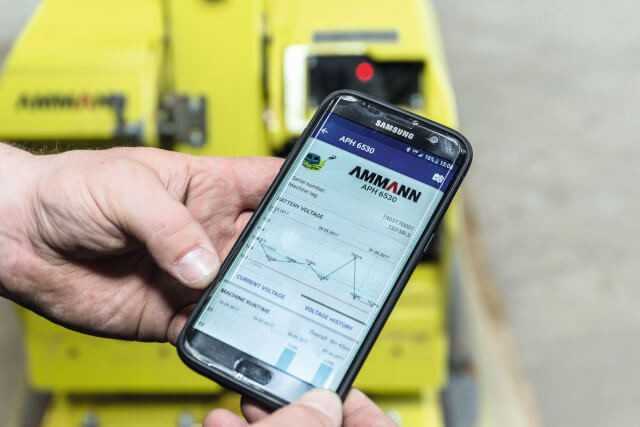 Telematik-App für Rüttelplatten und Walzen Telematik-App für Rüttelplatten und Walzen