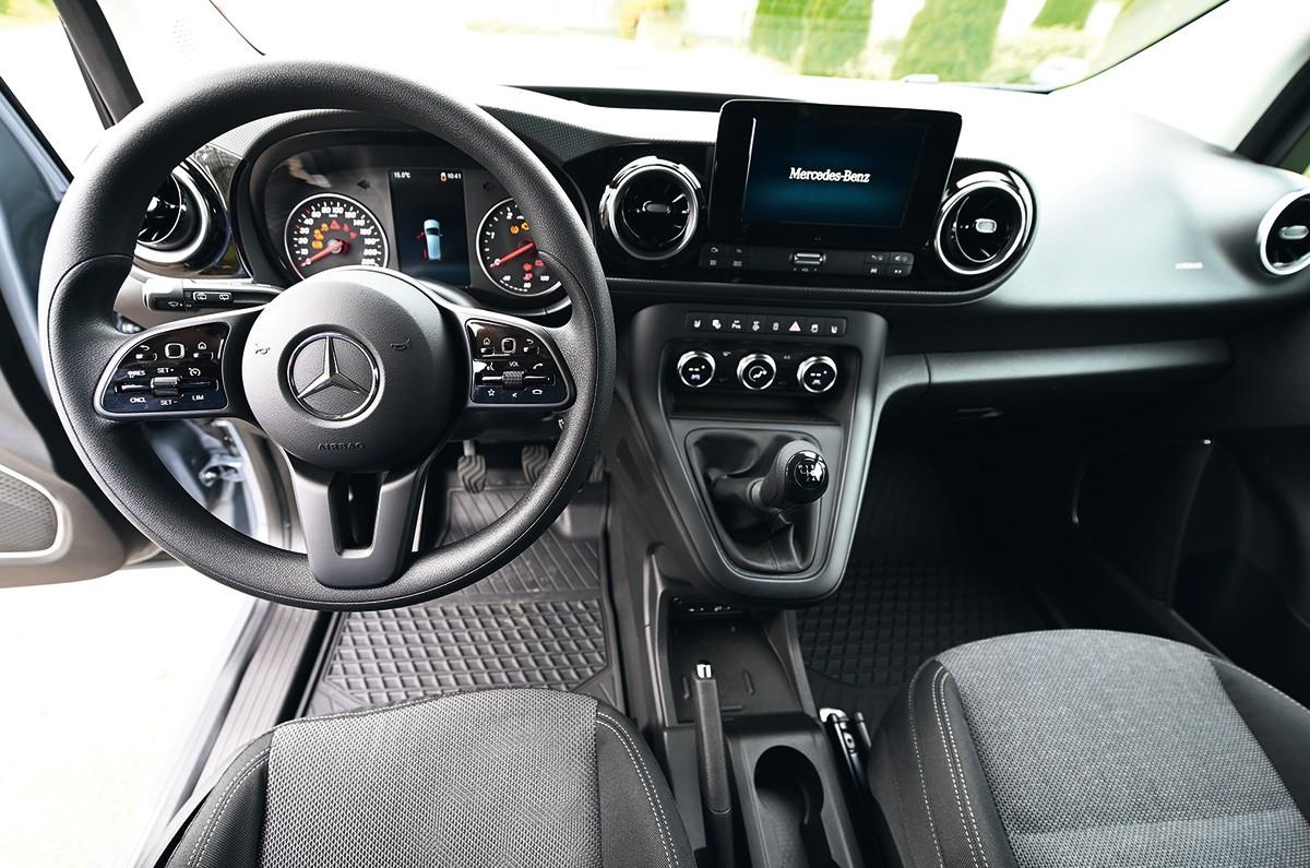 Mercedes-Fahrer dürften sich im Citan zuhause fühlen. Mit MBUX hebt sich der Citan vom Wettbewerb ab. | Foto: Quatex