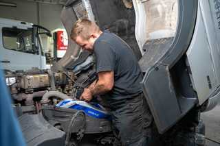 Flexible Auffangtechnik für den Fahrzeugservice