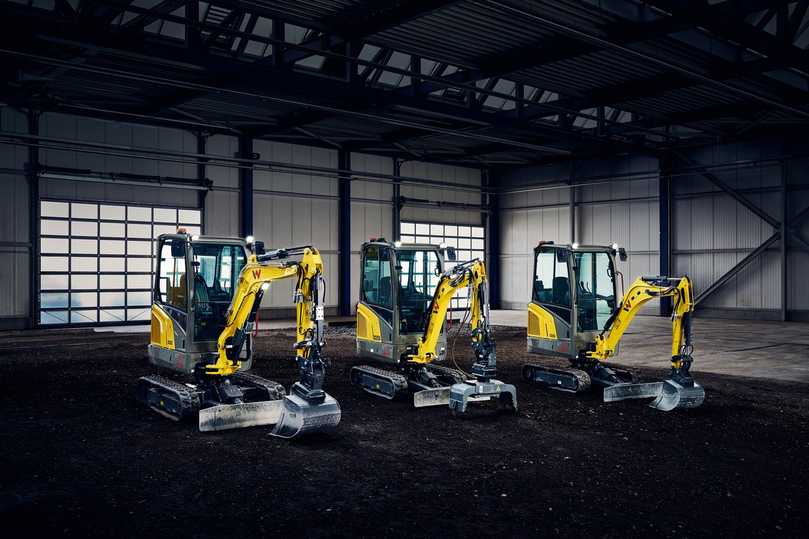 Die neuen Minibagger ET18, ET20 und ET25 von Wacker Neuson sind auf vielseitige Anforderungen im Baustellenalltag ausgelegt und kombinieren kompakte Abmessungen mit hoher Leistungsfähigkeit. | Foto: Wacker Neuson