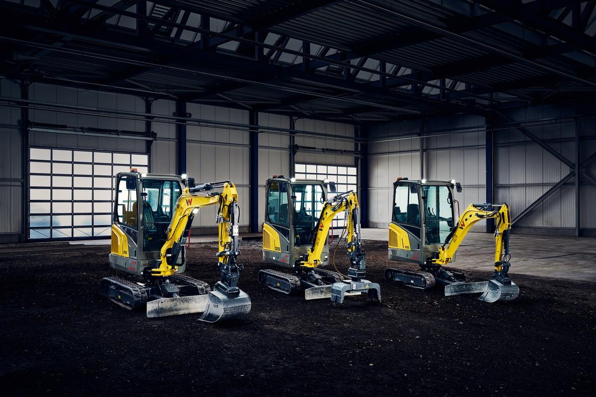Mit den drei Modellen ET18, ET20 und ET25 zeigt Wacker Neuson eine technisch neu konzipierte Generation von Minibaggern der 2-Tonnen-Klasse. | Foto: Wacker Neuson