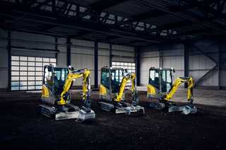 Wacker Neuson: Neues Minibagger-Trio mit Alleinstellungsmerkmal