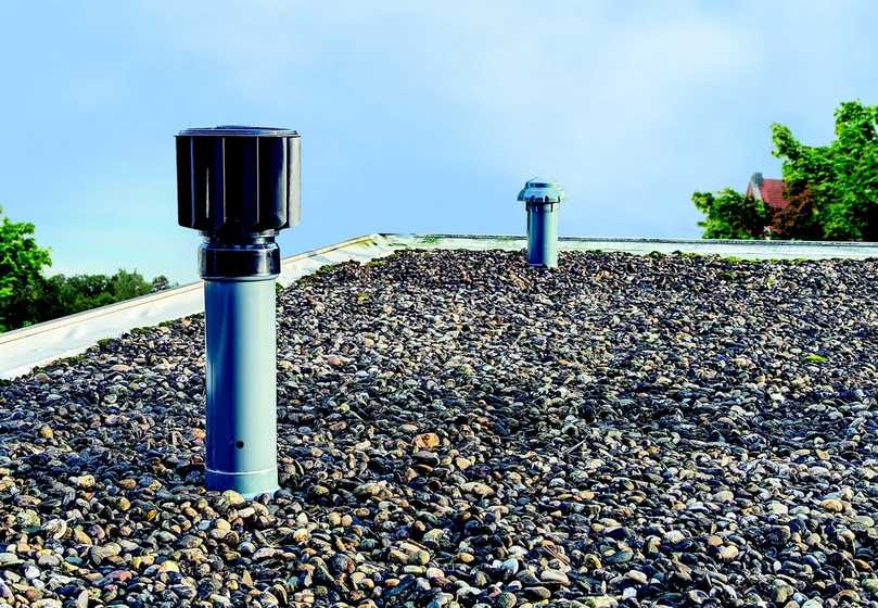 Problemlöser für feuchte Flachdächer: Der Zwangslüfter mit Rotor übernimmt die Belüftung von feuchteanfälligen Dachkonstruktionen. | Foto: Fleck GmbH