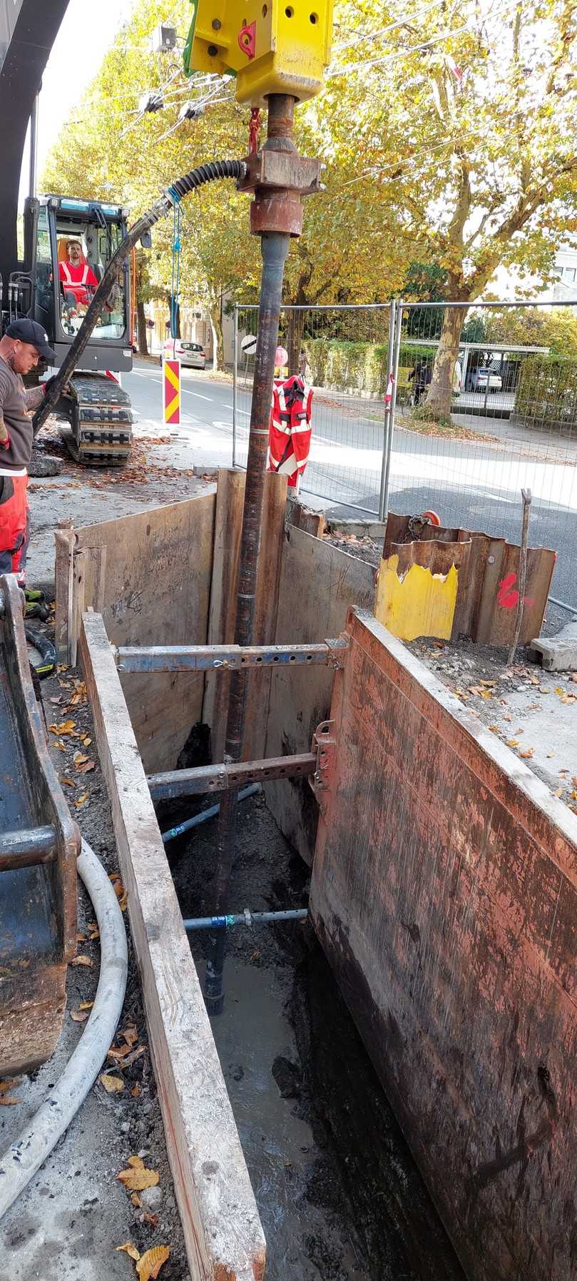 Herstellung eines Pfahls für die Salzburger Innenstadt | Foto: Stein Ingenieure