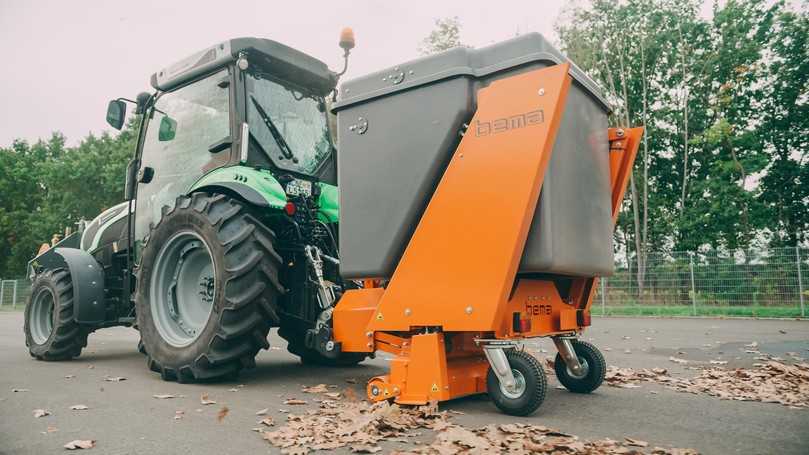 Für den bema-Kippcontainer als Teil des bema Saug-Kehrsystems gab es eine Silbermedaille. | Foto: bema GmbH Maschinenfabrik Für den bema-Kippcontainer als Teil des bema Saug-Kehrsystems gab es eine Silbermedaille. | Foto: bema GmbH Maschinenfabrik