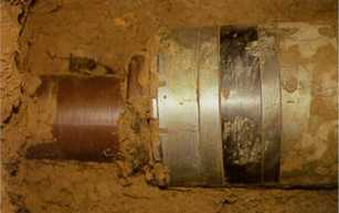 Pipe-eating von Steinzeugkanälen