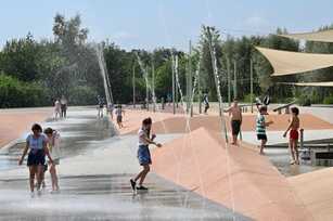 Besuchermagnet Wasserspielplatz