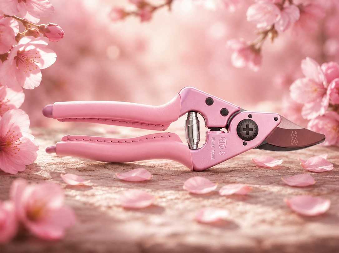 Profi-Baumschere für den GaLaBau: Limitierte Edition in Pink für die Krebshilfe