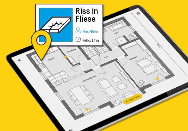 Aufgaben und Mängel mit nur einem Fingertipp erfassen