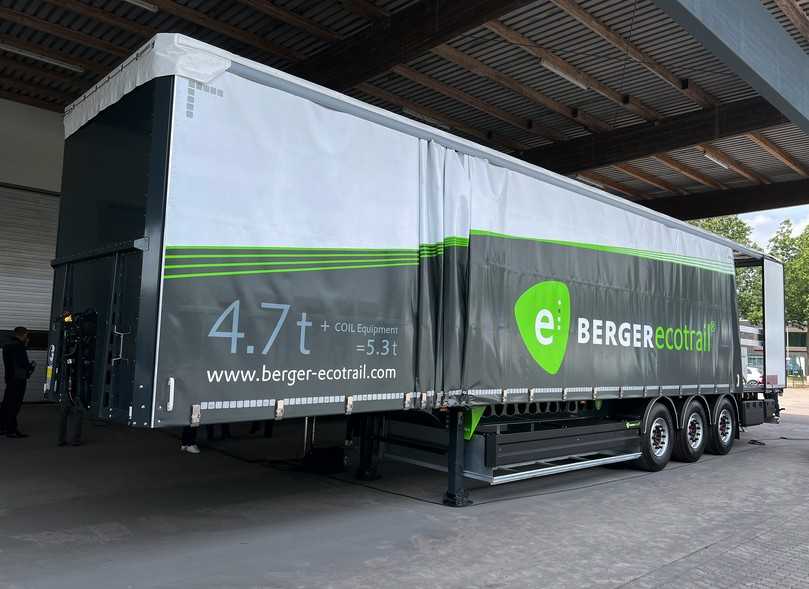 Die Lösung für Leichtbau-Trailer heißt bei Schmitz Cargobull jetzt Berger ecotrail. | Foto: QUATEX Die Lösung für Leichtbau-Trailer heißt bei Schmitz Cargobull jetzt Berger ecotrail. | Foto: QUATEX