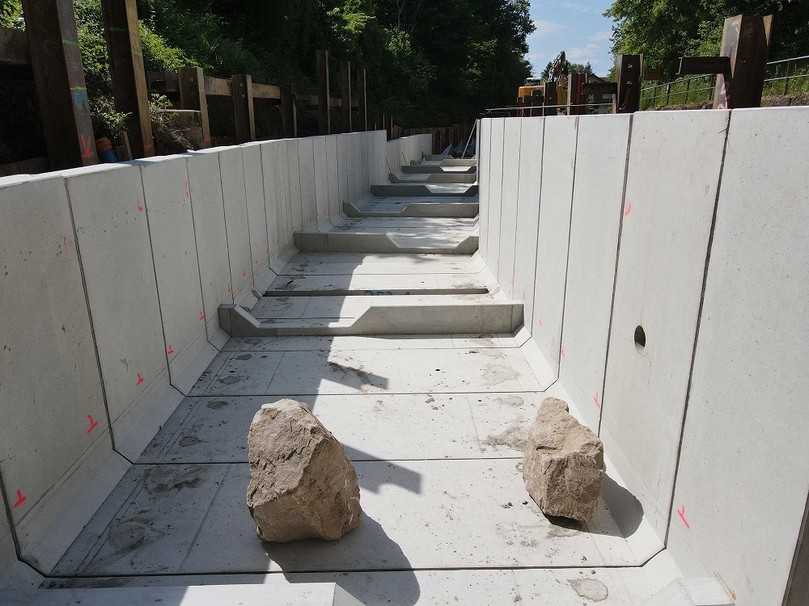 In Details unterscheiden sich fast alle 254 U-Profile voneinander. | Foto: Zweckverband Hochwasserschutz Raum Baden-Baden/Bühl In Details unterscheiden sich fast alle 254 U-Profile voneinander. | Foto: Zweckverband Hochwasserschutz Raum Baden-Baden/Bühl