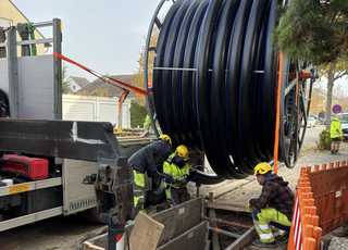 Grabenlose Sanierung sichert Trinkwasserleitung