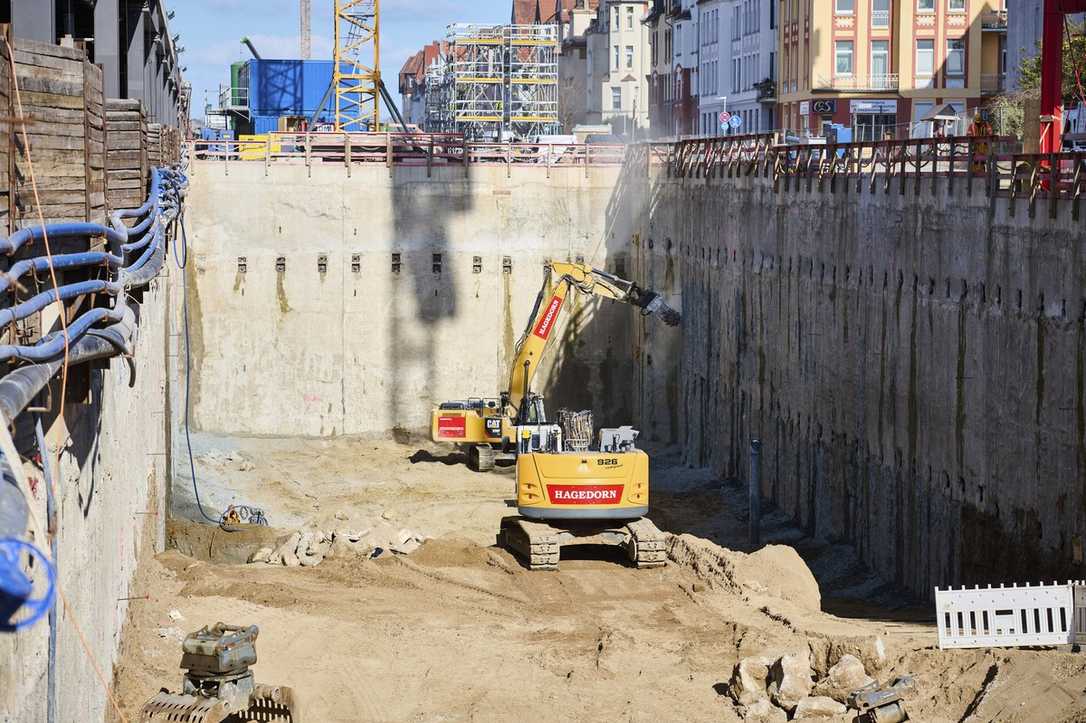 Südschnellweg Hannover: Spezialtiefbau und Nassaushub für neuen Tunnel