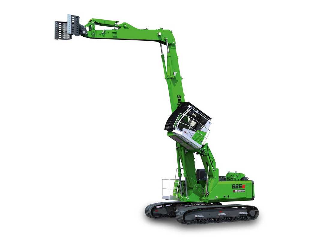 Sennebogen 825 E Demolition Abbruchmaschine neu auf der Messe IFAT München Sennebogen 825 E Demolition Abbruchmaschine neu auf der Messe IFAT München