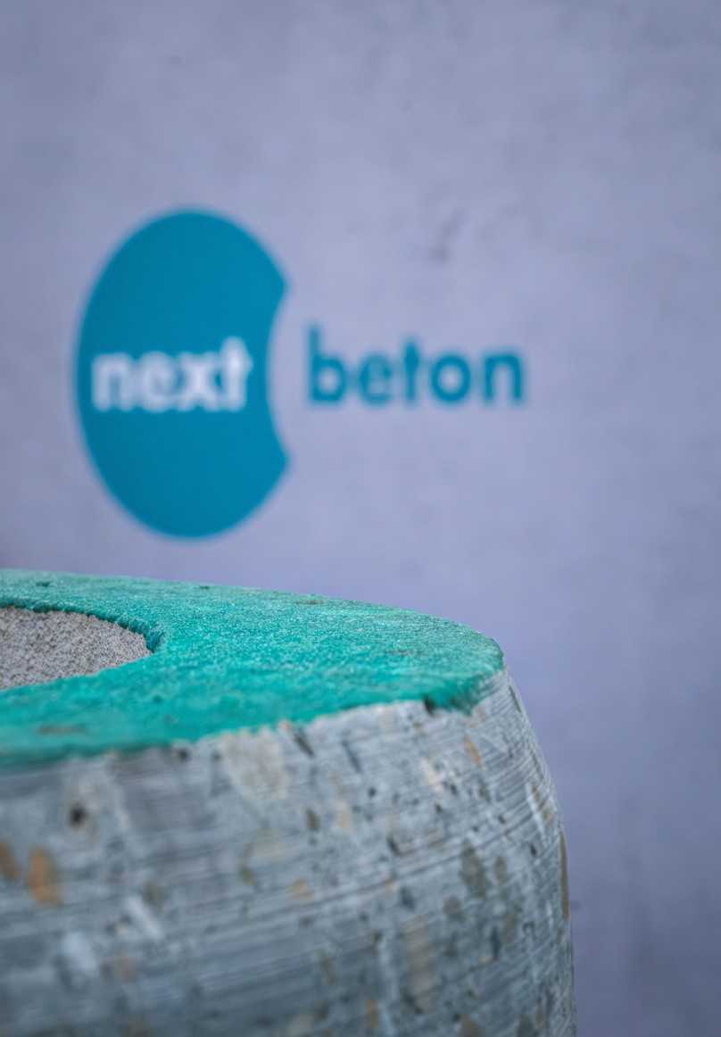 Die zementfreien Next.beton-Rohre zeichnen sich durch eine hohe Säure- und Sulfatbeständigkeit aus. | Foto: Next.beton Die zementfreien Next.beton-Rohre zeichnen sich durch eine hohe Säure- und Sulfatbeständigkeit aus. | Foto: Next.beton