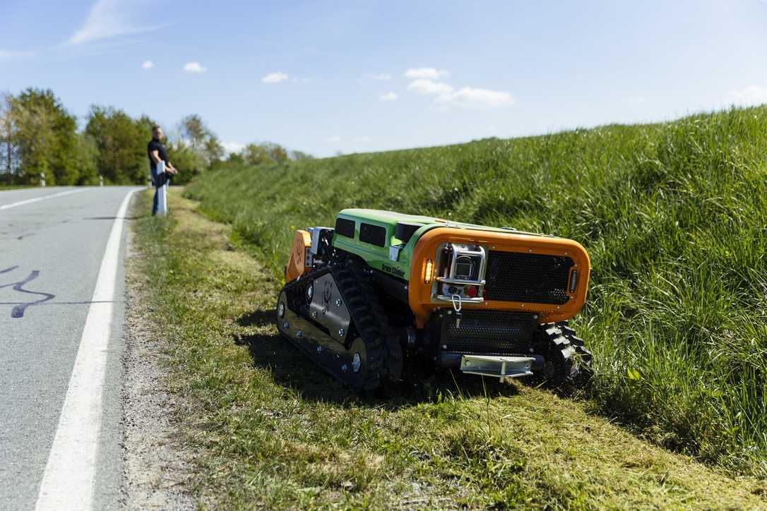 Vogt präsentiert neue Mulchraupe