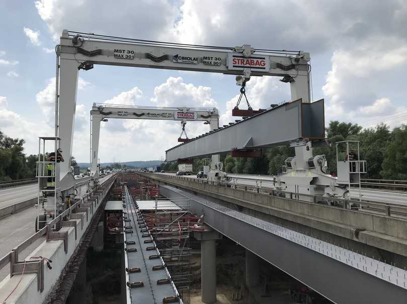Für die Strabag eine Premiere: In so großem Maßstab wurde erstmals BIM im Brückenbau zur Koordination der komplexen Bauabläufe eingesetzt. | Foto: Strabag Für die Strabag eine Premiere: In so großem Maßstab wurde erstmals BIM im Brückenbau zur Koordination der komplexen Bauabläufe eingesetzt. | Foto: Strabag