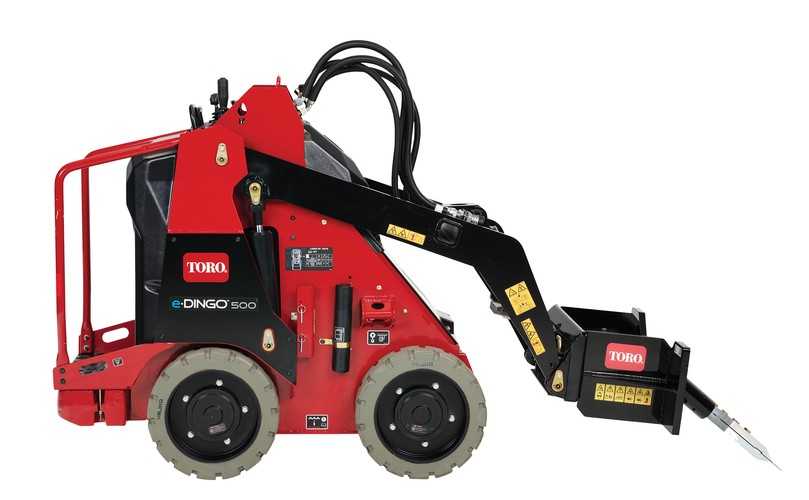 Der eDingo 500 ist ideal für das Arbeiten auf engstem Raum, insbesondere in Innenräumen. | Foto: Toro Der eDingo 500 ist ideal für das Arbeiten auf engstem Raum, insbesondere in Innenräumen. | Foto: Toro