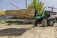 Japanische Gartenkunst mit japanischen Maschinen
