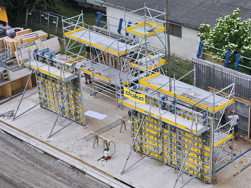Die neue zentrale Vormontageeinheit "LeanForm" spart Zeit und Transportwege. | Foto: Doka Die neue zentrale Vormontageeinheit "LeanForm" spart Zeit und Transportwege. | Foto: Doka