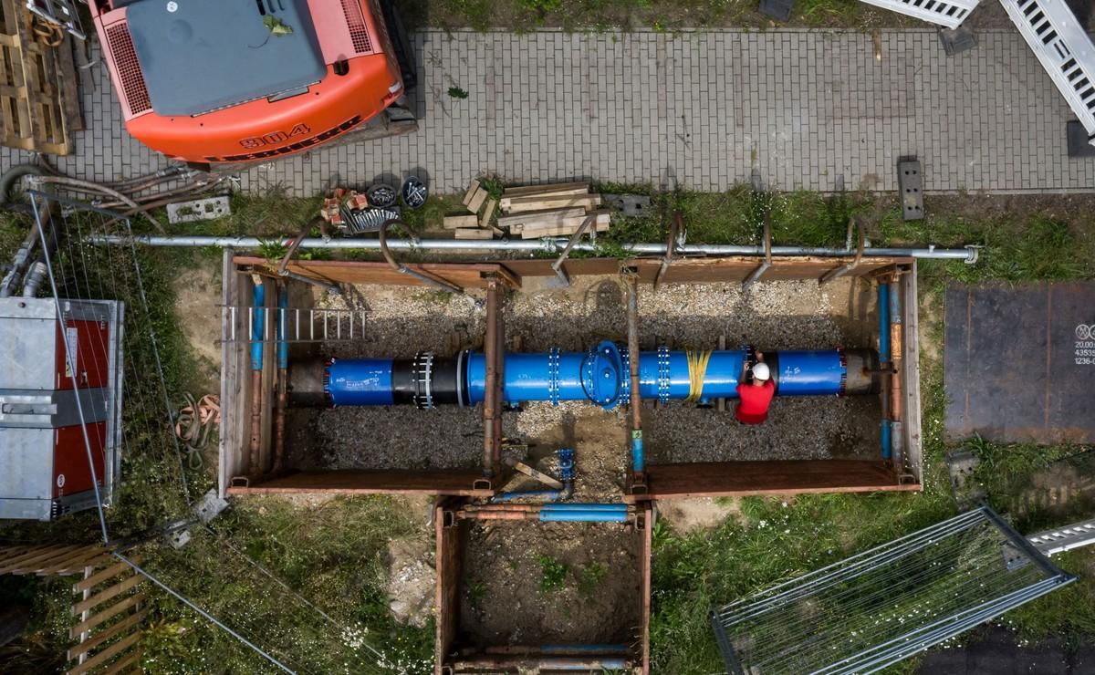 Wiederverbindung der Zwischenbaugrube beim DynTec-Rohrstrang | Foto: D&S