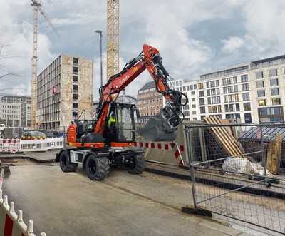 Liebherr baut Kubotas neue Mobilbagger