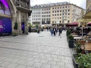 München setzt in Fußgängerzone auf bewährte Bauweise