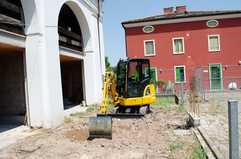 Live-Demo mit E-Minibagger bei Komatsu