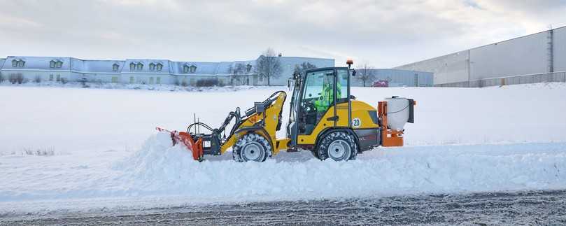 Vielseitig einsetzbar – auch bei Eis und Schnee: Die Radlader von Wacker Neuson. | Foto: Wacker Neuson Vielseitig einsetzbar – auch bei Eis und Schnee: Die Radlader von Wacker Neuson. | Foto: Wacker Neuson