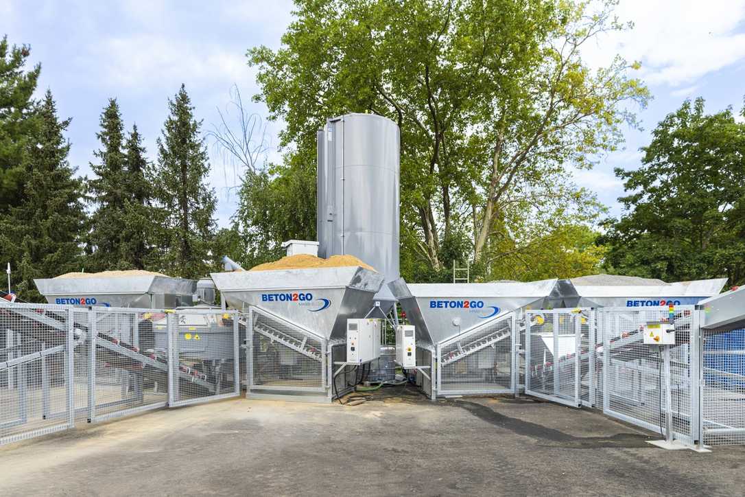 Beton2go auf der Norbau: Betontankstelle, Baustoff-Kiosk und Schüttgutautomaten Beton2go auf der Norbau: Betontankstelle, Baustoff-Kiosk und Schüttgutautomaten