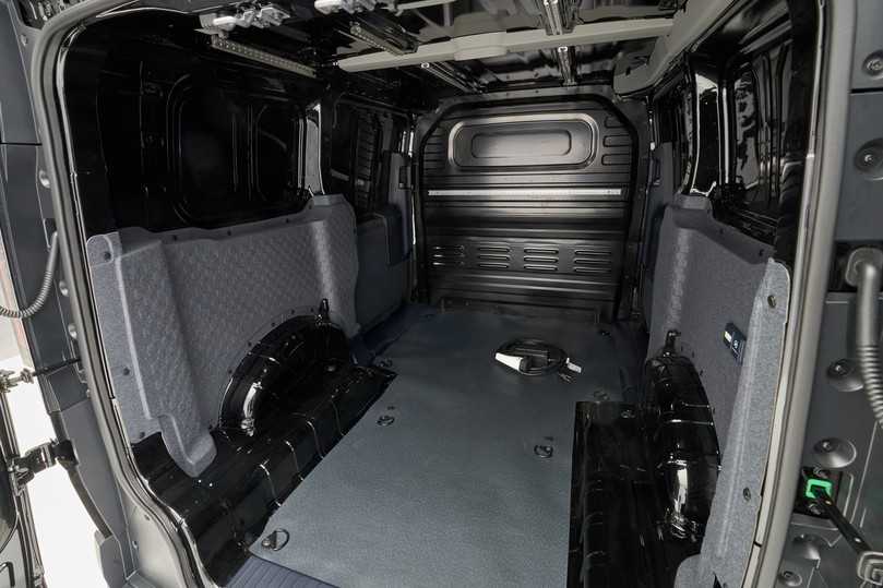 Der Laderaum des 4,70 m langen Kia PV5 Cargo L2H1 misst 4,4 m³ Volumen. | Foto: KIA Deutschland