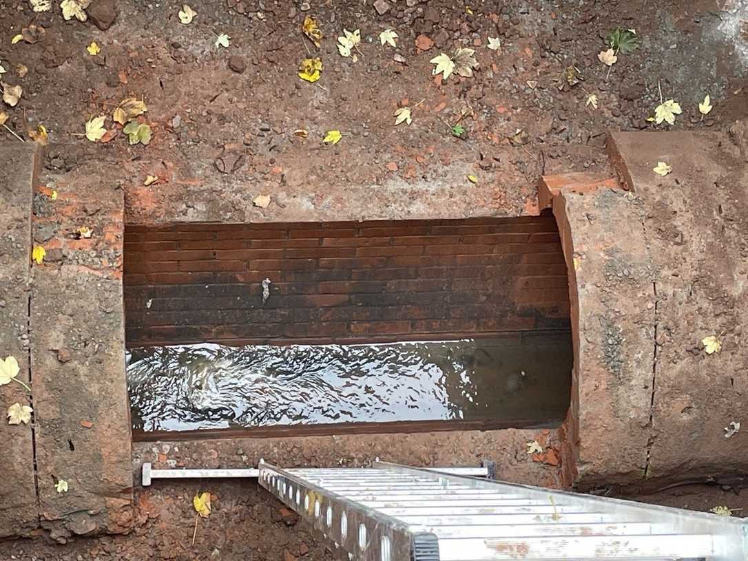 Hightech-Sanierung im historischen Kanal Hightech-Sanierung im historischen Kanal