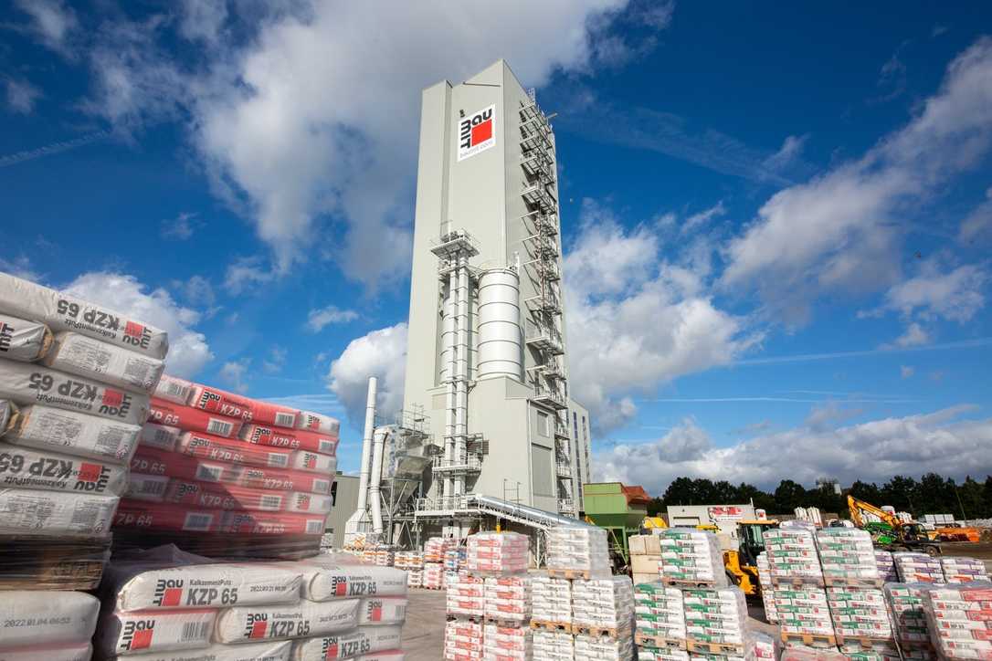 Baustoffhersteller Baumit nimmt neues Werk Wittenborn in Betrieb Baustoffhersteller Baumit nimmt neues Werk Wittenborn in Betrieb