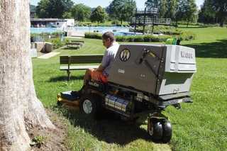 Mähen bis in die letzten Ecken