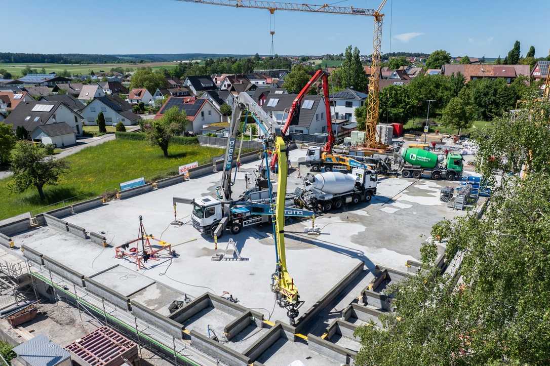 Weltpremiere in Neubulach: Roboter drucken Netto-Supermarkt