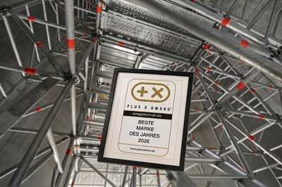 Layher erhält Plus X Award als „Beste Marke 2026“