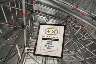 Layher erhält Plus X Award als „Beste Marke 2026“