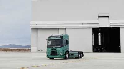 Elektrischer Lkw von Volvo Trucks mit Deutschland-Premiere