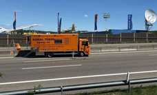 6,5 Kilometer Schlauchlining auf der Autobahn