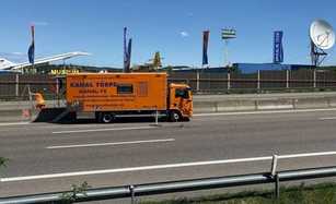 6,5 Kilometer Schlauchlining auf der Autobahn