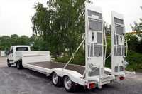 Minisattel für den Baumaschinen-Transport