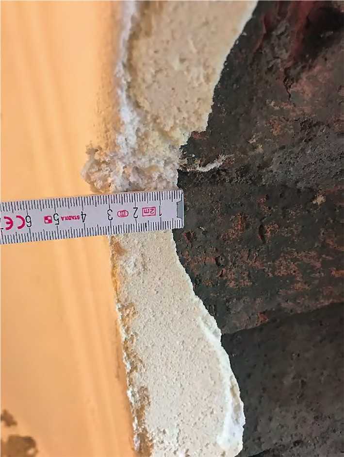 Wegen der ausschließlich runden Außenwände des Wasserturms wurde ein drei Zentimeter dicker Wärmedämmputz gewählt. | Foto: TBS Joachim Schreiber Wegen der ausschließlich runden Außenwände des Wasserturms wurde ein drei Zentimeter dicker Wärmedämmputz gewählt. | Foto: TBS Joachim Schreiber