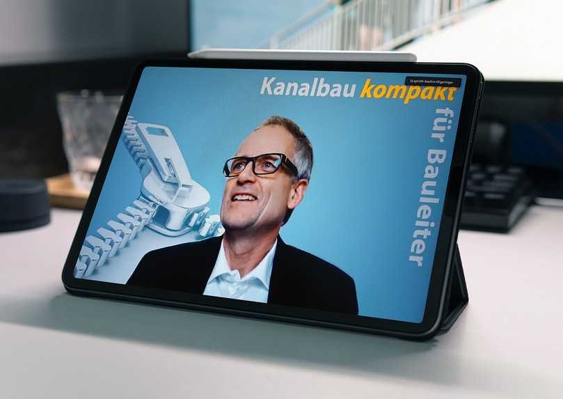 Erfahrene Prüfingenieure – hier Dipl.-Ing. Joachim Oligschläger – behandeln in den Online-Seminaren allgemeine Grundlagen und weitergehend vertiefte Fachkenntnisse. | Foto: Güteschutz Kanalbau/ unsplash/serwin365 Erfahrene Prüfingenieure – hier Dipl.-Ing. Joachim Oligschläger – behandeln in den Online-Seminaren allgemeine Grundlagen und weitergehend vertiefte Fachkenntnisse. | Foto: Güteschutz Kanalbau/ unsplash/serwin365