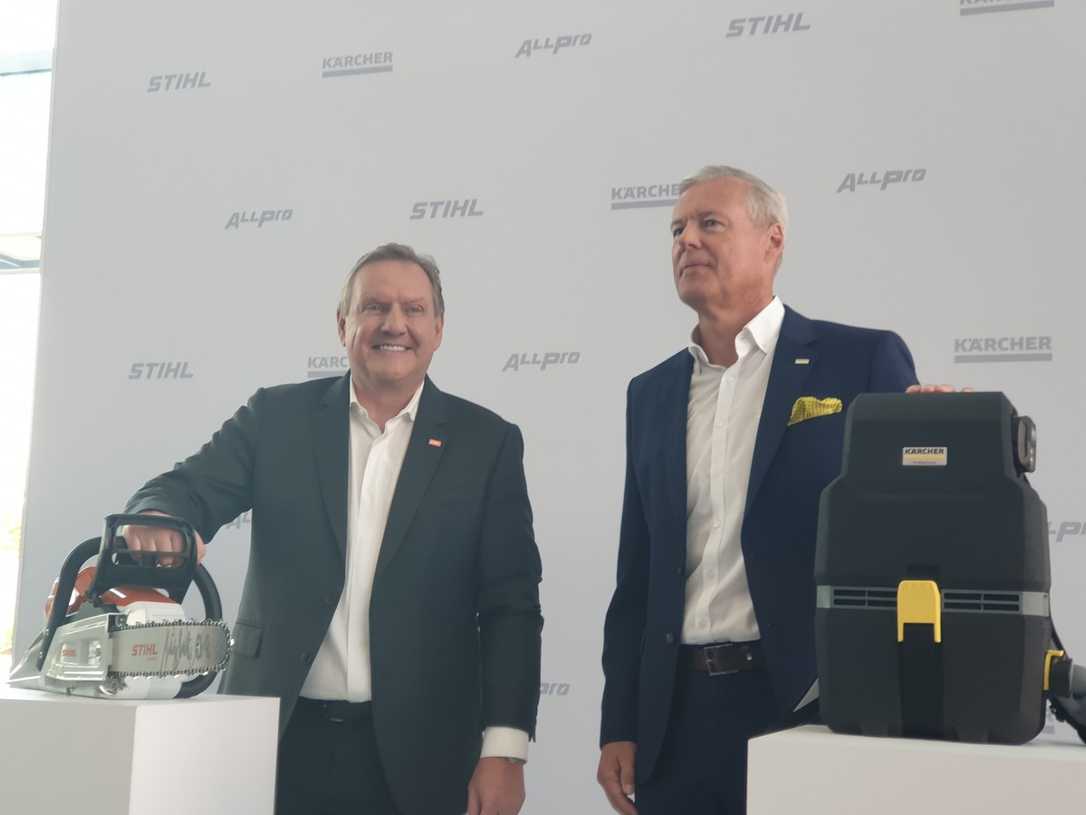 Stihl & Kärcher: Neue Akku-Allianz senkt Kosten im GaLaBau