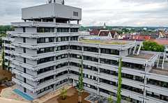 Rathaus Aalen erhält neuen Schutzmantel
