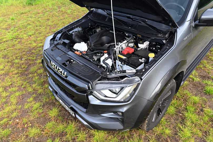 Einzig der auf Euro 6d getrimmte 1,9-l-Turbodiesel mit Common-Rail-Einspritzung und 163 PS ist für den D-Max von Isuzu zu haben. | Foto: B_I/ Hausmann Einzig der auf Euro 6d getrimmte 1,9-l-Turbodiesel mit Common-Rail-Einspritzung und 163 PS ist für den D-Max von Isuzu zu haben. | Foto: B_I/ Hausmann